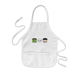 Kawaii Frankenstein Mummy Dracula Schürze