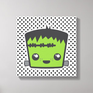 Kawaii Frankenstein Toile enveloppée