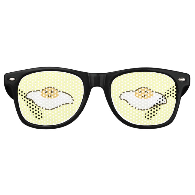 Kawaii Fried egg Sonnenbrille (Vorderseite)