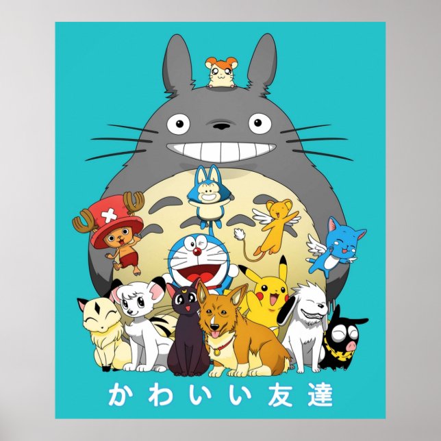 Kawaii Friends Poster (Vorne)