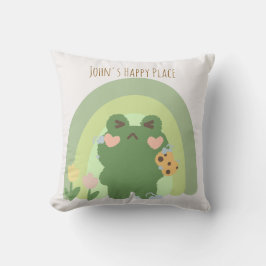Kawaii Frog Joy Pillow Kissen