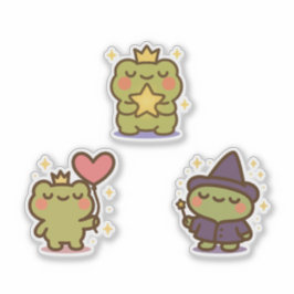Kawaii Frog Sticke Aufkleber