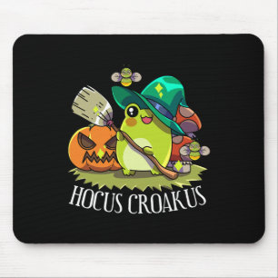 Kawaii Frog Witch Hat Cottagecore ästhetischen Hoc Mousepad