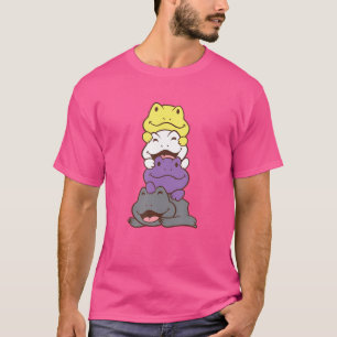 Kawaii Frosch Anime Art Niedlich Lgbtq T-Shirt