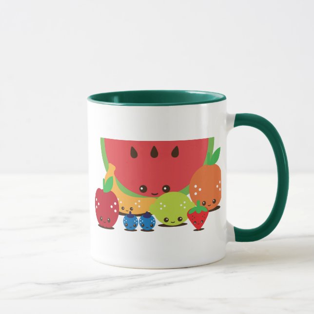 Kawaii Fruit Group Tasse (Rechts)