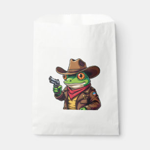 Kawaii Funny Cowboy Western Frog Lovers Geschenktütchen