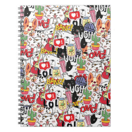 kawaii funny pet design - cute animal lover notizblock