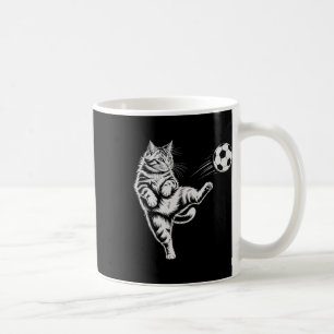 Kawaii Fußball Katze Superstar Spiel Mom Ziel Kind Kaffeetasse