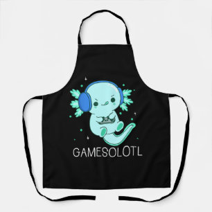 Kawaii Gamesolotl Axolotl Gamer Schürze