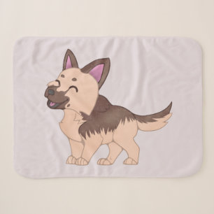 Kawaii German Shepherd Dog Sherpadecke