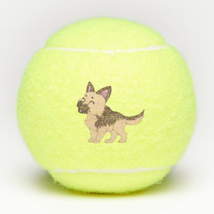 Kawaii German Shepherd Dog Tennisbälle