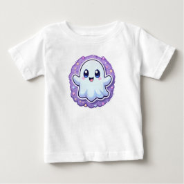 Kawaii Ghost Baby Bodysuit - Niedliches Halloween- T-shirt