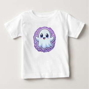 Kawaii Ghost Baby Bodysuit - Niedliches Halloween- T-shirt