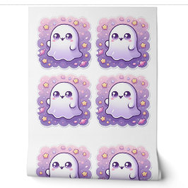 Kawaii Ghost Wallpaper Niedlich Pastell Halloween Tapete