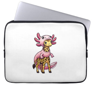 Kawaii Giraffe Axolotl Costume Laptopschutzhülle