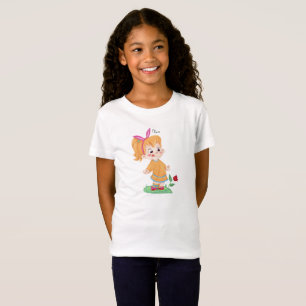 Kawaii Girl Blume "Olivia" Kinder T-Shirt