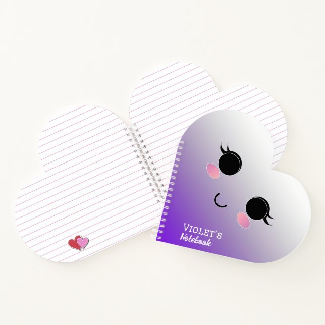 Kawaii-Girl-Notebook Notizbuch (Innenseite)
