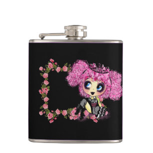 Kawaii Girl PinkyP Punk Lolita so niedlich Flachmann