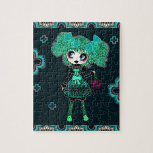 Kawaii Girl PinkyP smarald Gothloli