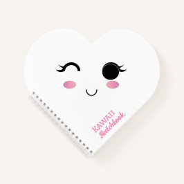 Kawaii Girl Spiral Notebook Notizbuch