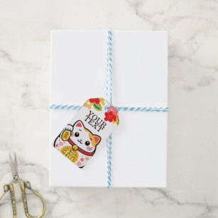 Kawaii Glückskatze maneki Geschenkanhänger