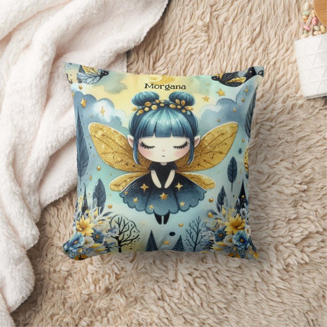 Kawaii Goth Girls Niedlicher Personalisierter Goth Kissen (Decke)
