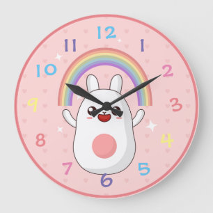 Kawaii Große Wanduhr