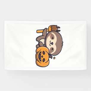 kawaii gruseliger Faultier Classic T-Shirt Banner