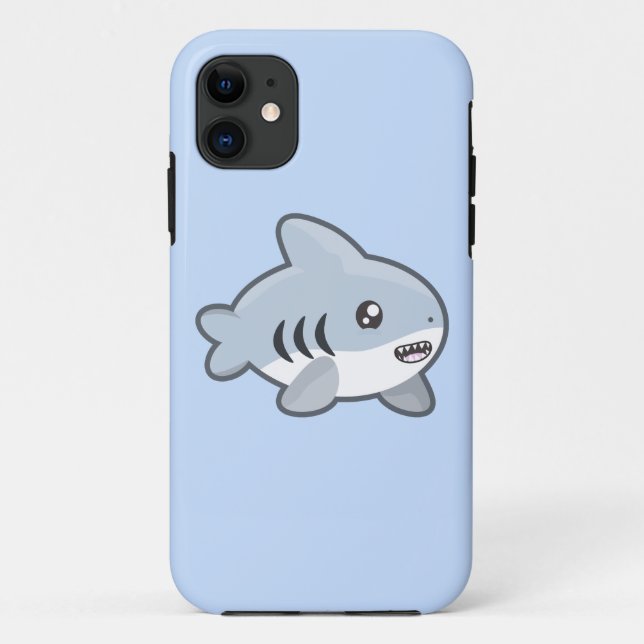 Kawaii Haifisch Case-Mate iPhone Hülle (Rückseite)