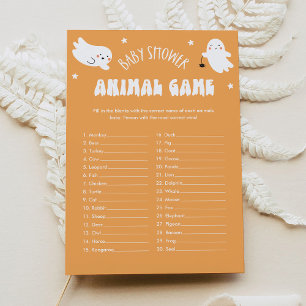 Kawaii Halloween Baby Baby Shooting Game Card Einladung