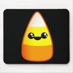 Kawaii Halloween Candy Corn Mousepad