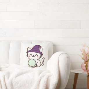 Kawaii Halloween Cat - Magische und Adorable Spook Kissen