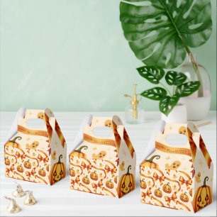 Kawaii Halloween Pumpkin & Bows Gift Wrapping Papa Geschenkschachtel