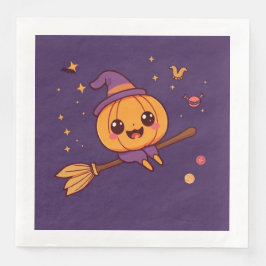 Kawaii Halloween Pumpkin Napkin Serviette