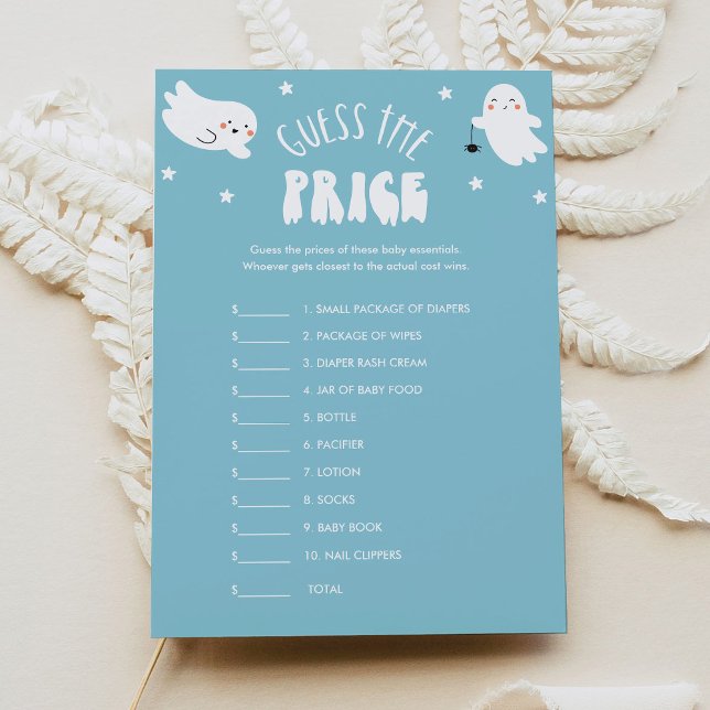 Kawaii Halloween rät das Price Baby Shower Game Einladung (Von Creator hochgeladen)