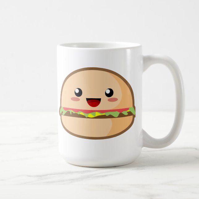 Kawaii Hamburger Kaffeetasse (Rechts)