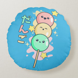 Kawaii Hanami Dango  Rundes Kissen