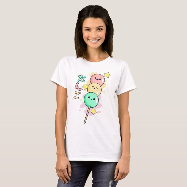 Kawaii Hanami Dango T-Shirt (Vorne ganz)