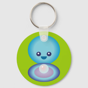 Kawaii Happy Clam Schlüsselanhänger