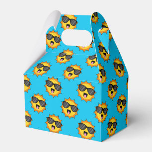 Kawaii Happy Sun mit Sonnenbrille Geschenkschachtel
