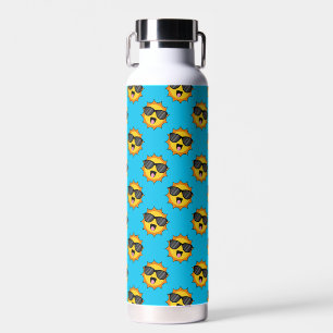 Kawaii Happy Sun mit Sonnenbrille Trinkflasche