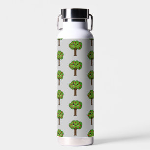 Kawaii Happy Winking Apple Tree Trinkflasche