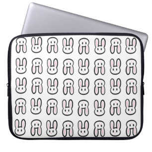 Kawaii Häschen-Druck Laptopschutzhülle