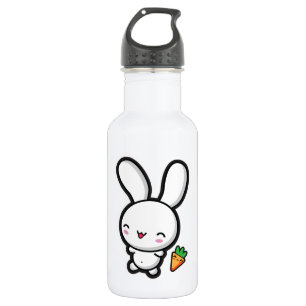 Kawaii Häschen und Karotte Trinkflasche