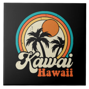 Kawaii Hawaii Surfing Fliese