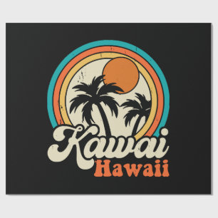 Kawaii Hawaii Surfing Geschenkpapier