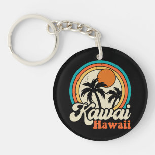 Kawaii Hawaii Surfing Schlüsselanhänger