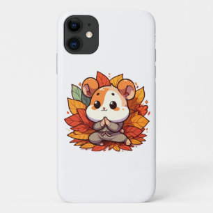 Kawaii Herbst Hamster Yoga Case-Mate iPhone Hülle