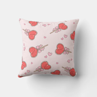 Kawaii-Herz-Lutscher-Wurfkissen  Kissen