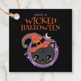 Kawaii Hexch Cat Halloween Geschenkanhänger